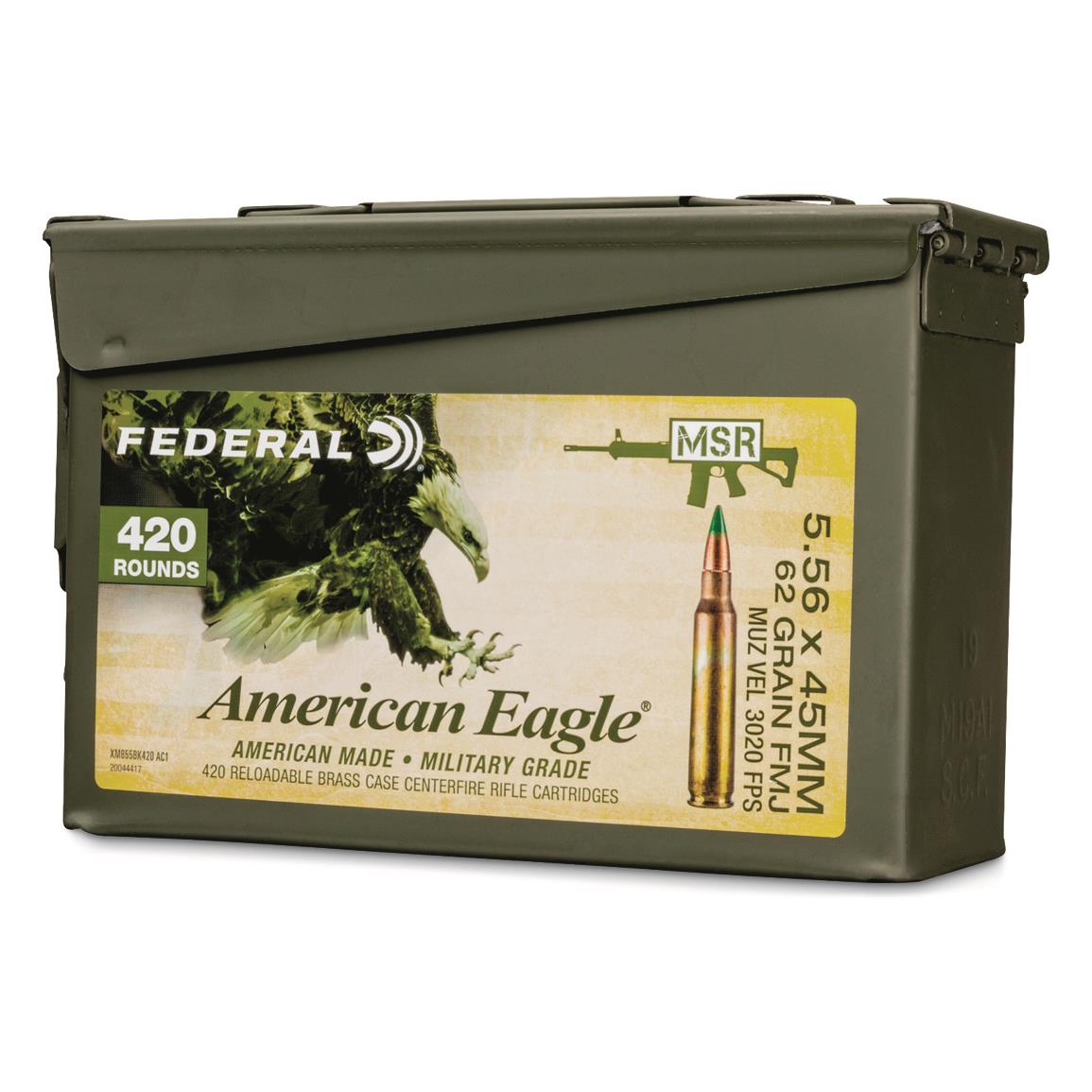 420-round-federal-american-eagle-5-56-nato-62gr-fmjbt-ammo-can