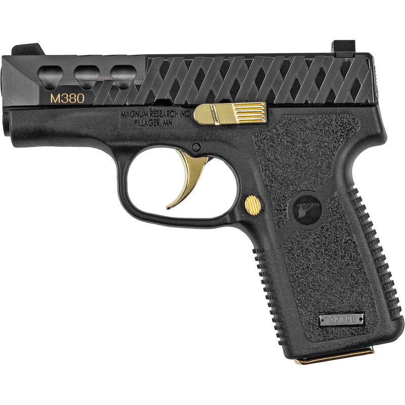 Magnum Research M380 Black w/ Gold
