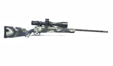 Gunwerks ClymR Rifle System 300 Win Mag GLR Ti 22" Halo Green Kahles 525i
