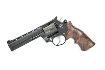 Nighthawk Custom Korth Mongoose 5.25" 357 MAG Walnut Grip